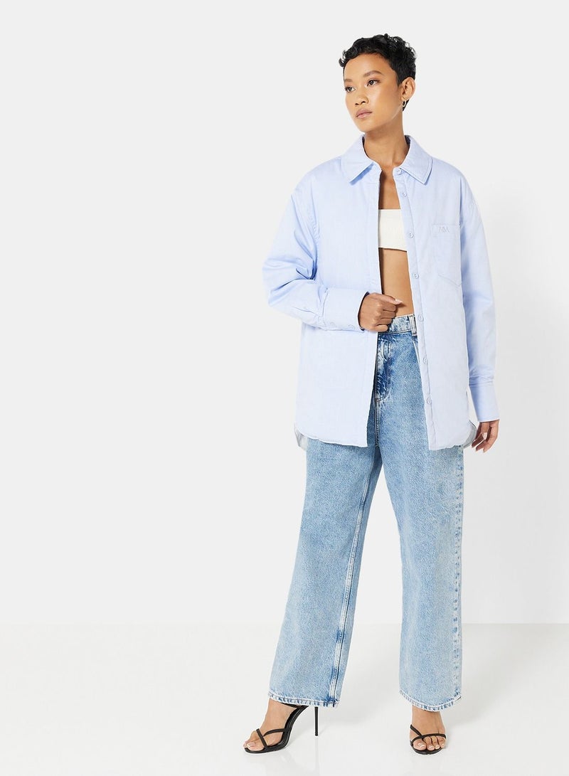 MANGO Basic Oversized Shacket  - Image 3