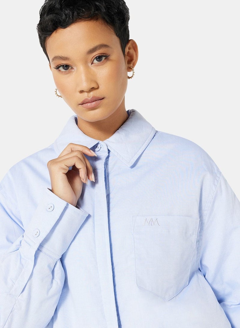 MANGO Basic Oversized Shacket  - Image 4