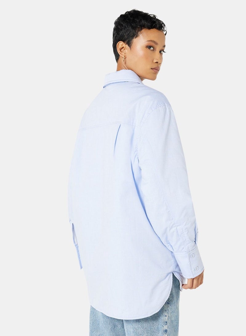MANGO Basic Oversized Shacket  - Image 2