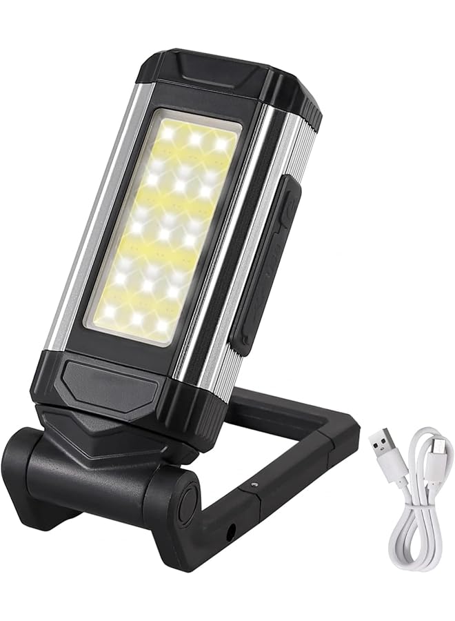 Bluejw Led Work Light Inspection Light Magnetic Torch Work Light Inspection Lamp 7 Modes Portable Flashlight Rotatable Foldable And With Hook Ipx6 Waterproof For Repair Emergency And Camping - Image 1