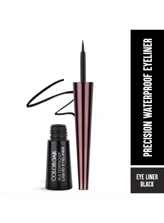 Colorbar Waterproof Liquid Eyeliner, Black - Image 2