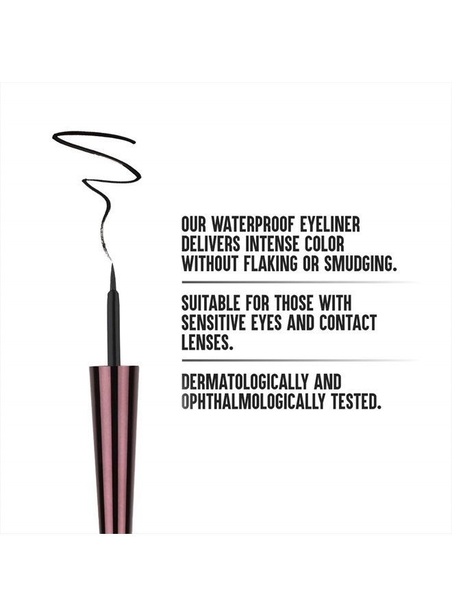 Colorbar Waterproof Liquid Eyeliner, Black - Image 3
