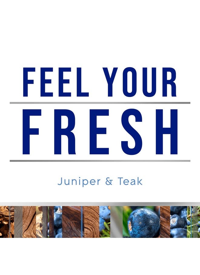 Glade Glade Juniper & Teak Fresh Collection Candle - Fragrance Infused with Essential Oils, Air Freshener, 3-Wick, 6.8 Oz, 3 Count  - Image 2