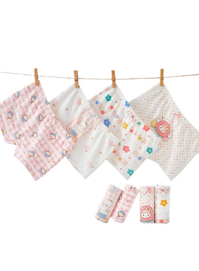 KUYING New Comfortable Skin friendly Breathable Underwear Set 0f 4