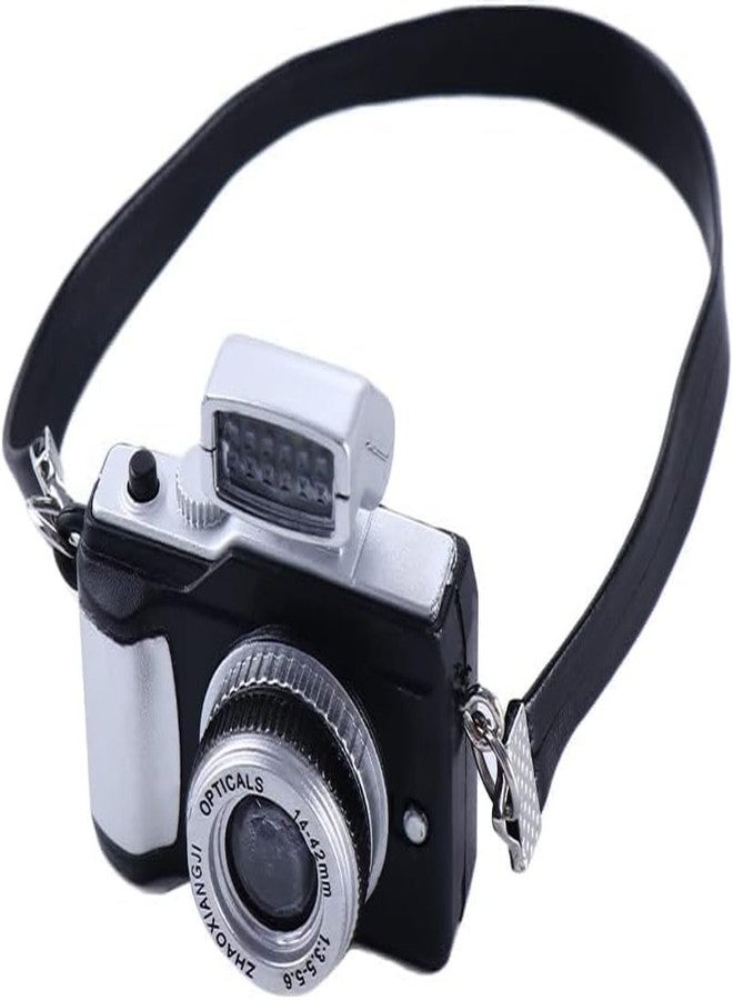 Zhuluck Miniature Camera 1:4 Scale Mini Camera Prop Mini Camera Ornament Vintage Camera Model Digital Camera Mini Decoration Accessories Photography Props - Image 1