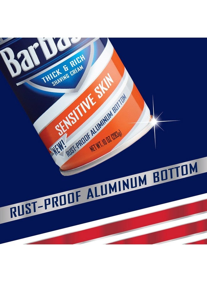 Barbasol Arbasol Thick & Rich Shaving Cream Sensitive Skin 10 Oz ( Pack Of 2) - Image 5
