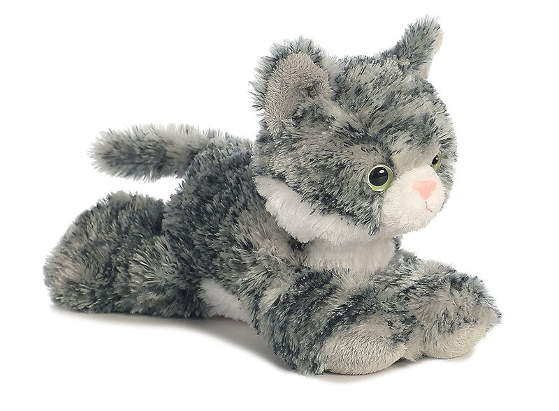 Aurora 31265,31713 Bundle of 2 7.5" Floppy Beanbag Cat Stuffed Animals-Lily & Sugar, Multicolor - Image 2