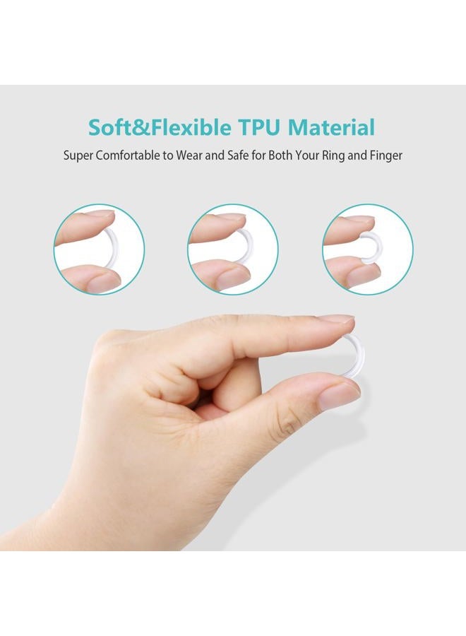 Feramox Invisible Ring Size Adjuster Set, 8pcs Transparent TPU Silicone, Classic Ring Adjuster, Jewelry Accessory - Image 3