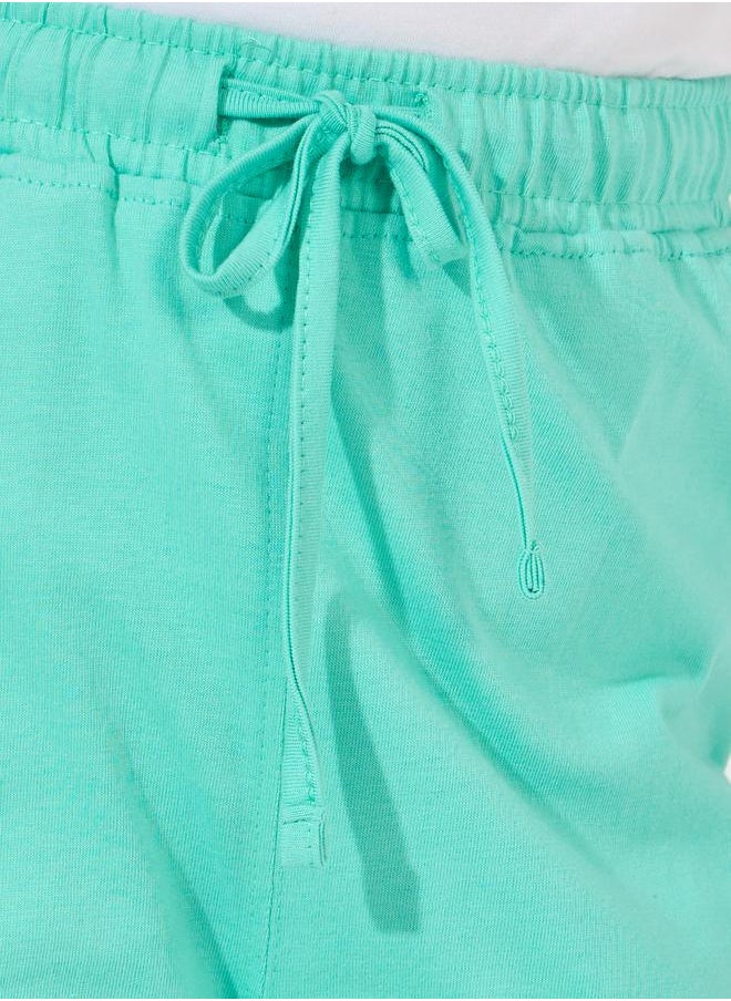 Styli Wide Leg Joggers with Drawstring Waistband  - Image 3