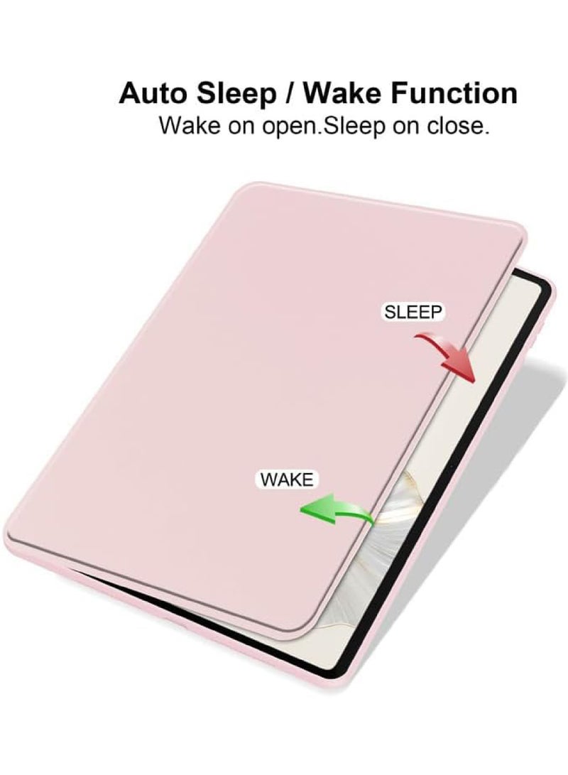 Rock Pow Case for Honor Pad X9 11 inch 2024/X8a 11 inch 2024 with Pencil Holder, Clear Back Case 360 Degree rotation Stand Cover with Auto Sleep/Wake for Honor Pad X8a 11inch/X9 11inch 2024 - Image 5