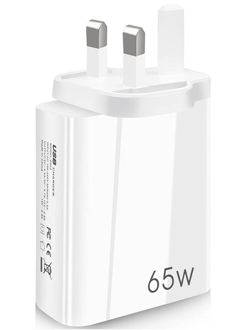 ELTRAZONE USB C Plug,Charger Type C 65W USB C Fast iphone Charger,PD3.0 Type C Super Fast Charger Wall Plug,Dual Port USB Plug Charger for iPhone, Cell Phones, Mobile Power Bank,iPad,Tablets, Headphones,etc - Image 2