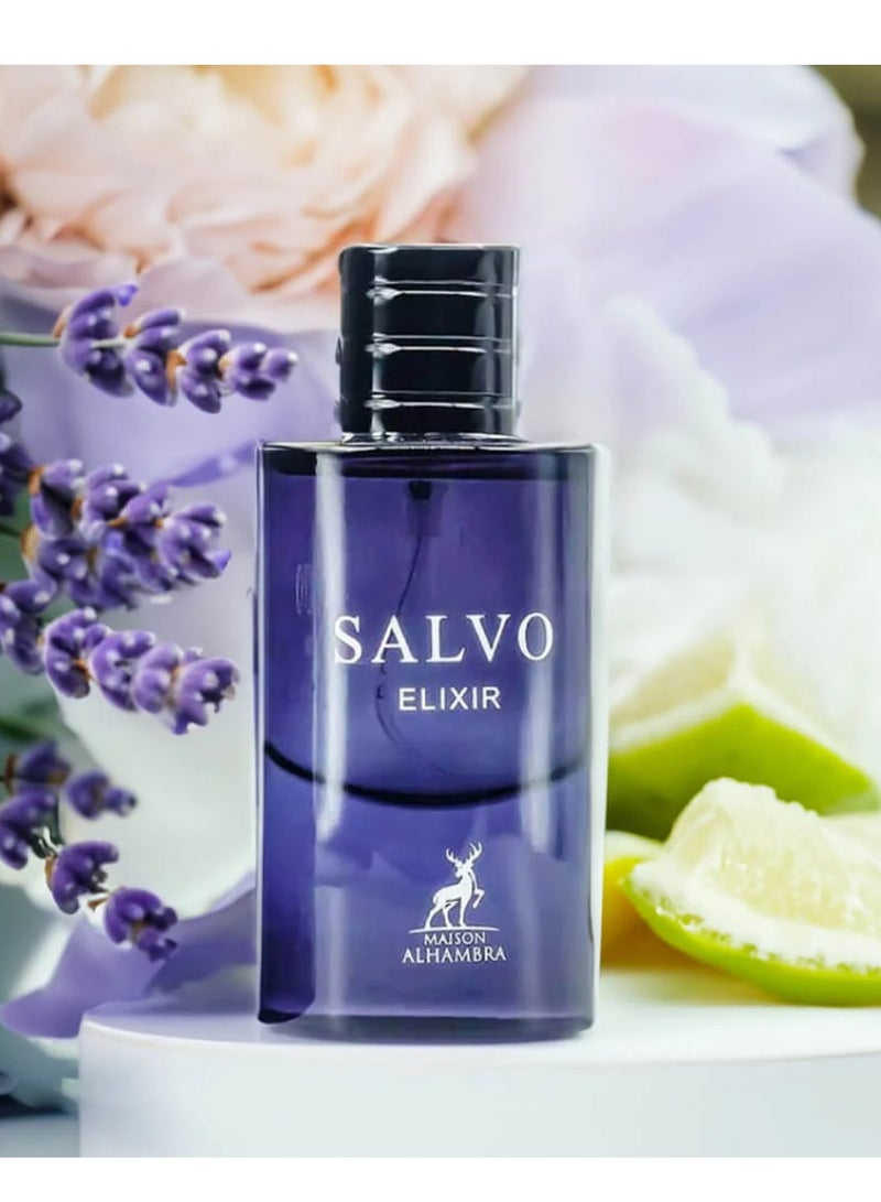 MAISON ALHAMBRA Salvo Elixir Eau De Parfum for Men - 60ml (Inspired by Dior Sauvage Elixir )‏ - Image 2