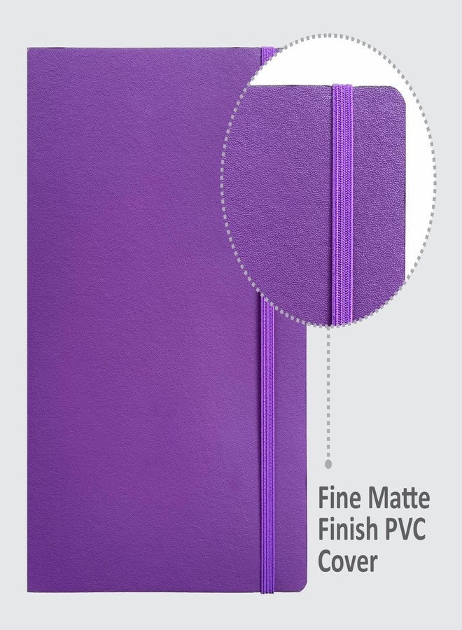Anupam Hue Journal Ruled A5 Notebook 192 Pages 80Gsm Matte Finish Flexible PVC Cover Journal for Unisex, Daily Journal Notebook for Engineering, Notes Taking & Writing in School and Office (Green) - Image 2
