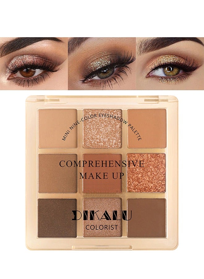 ديكالو لوحة ظلال العيون شوكولاتة 9 ألوان لوحة كونتور بني ظلال عيون لوحات مكياج طويلة الأمد لامعة غير لامعة مصطبغة للغاية مظهر طبيعي حجم السفر ظلال العيون لوحة للنساء بنات - Image 1