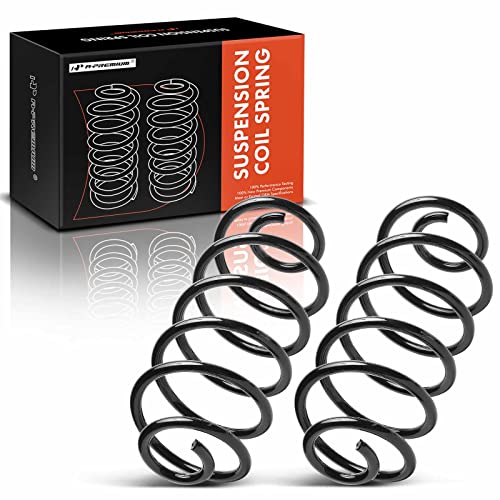 A-Premium Rear Coil Spring Set Compatible with Chevrolet Impala Caprice & Buick Regal Century LeSabre Electra & Cadillac Brougham & Pontiac Bonneville Parisienne & Oldsmobile Cutlass, Replace# 1370872 - Image 1