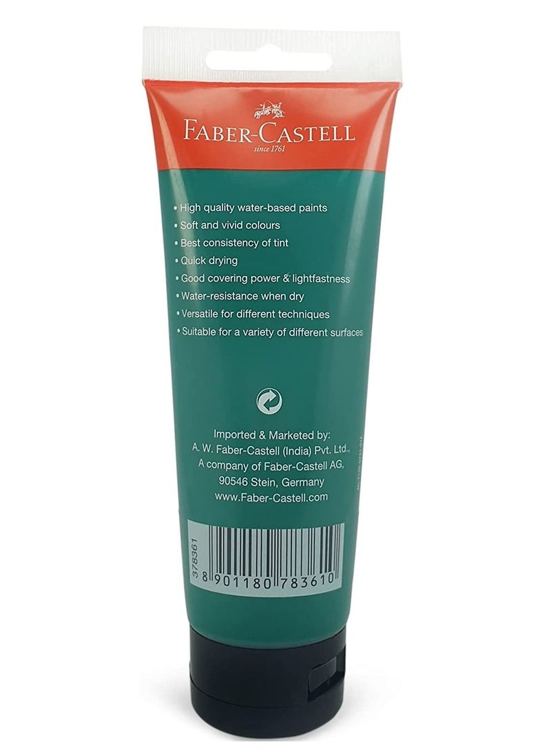 FABER-CASTELL طلاء أكريليك ملون 120 مل أخضر فثالوس - Image 2