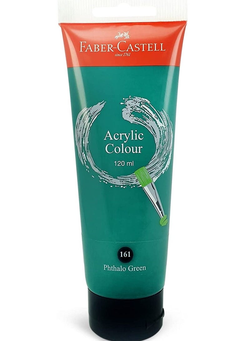 FABER-CASTELL طلاء أكريليك ملون 120 مل أخضر فثالوس - Image 1