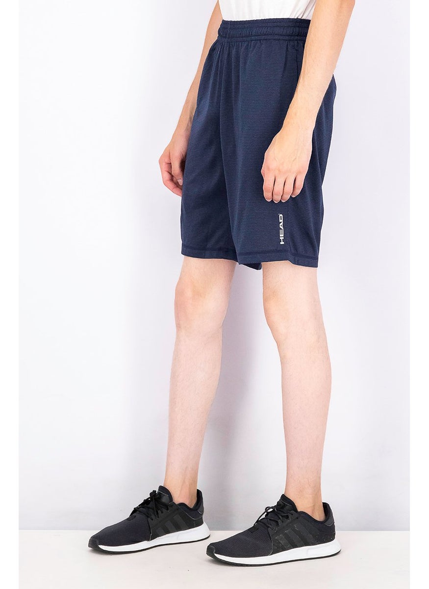 HEAD Men Sportswear Fit Drawstring Vault Shorts, Navy Heather  - Image 4