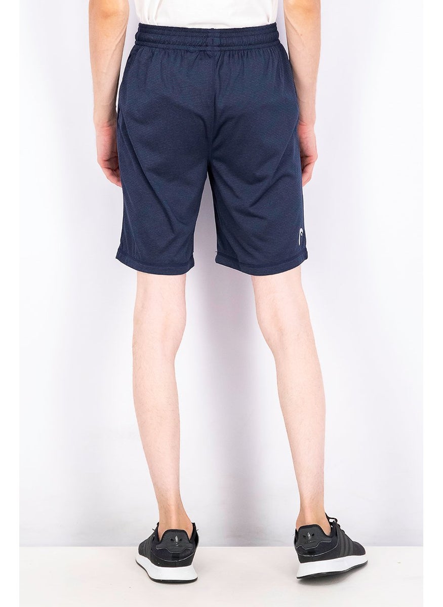 HEAD Men Sportswear Fit Drawstring Vault Shorts, Navy Heather  - Image 3