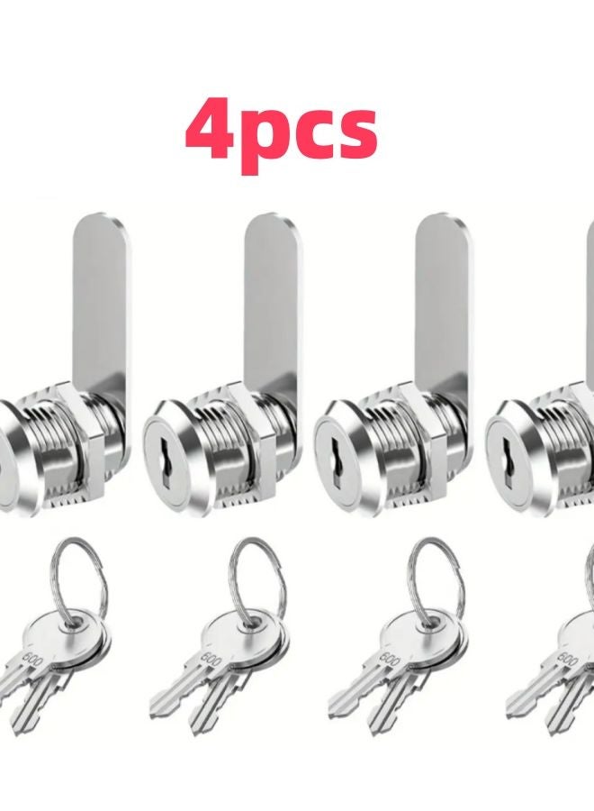 25mm Zinc Alloy Mailbox Lock Set 2 Keys No Drill Installation Cabinet Door Lock - Image 4