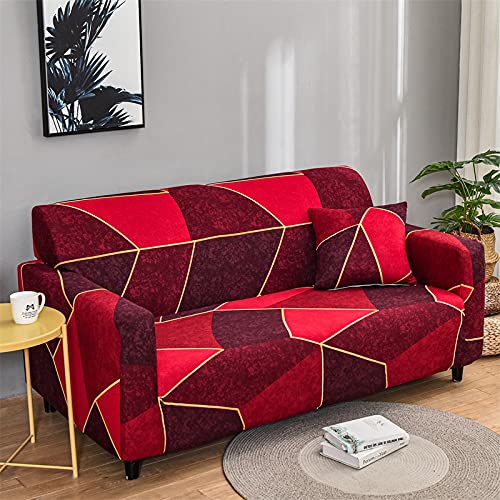 HOOBUY Printed Sofa Cover Stretch Couch Covers Patterned Sofas Seater Slipcovers for 3 Cushion Couch Set (HF  3 Seater/Large 2 Seater) - Image 3