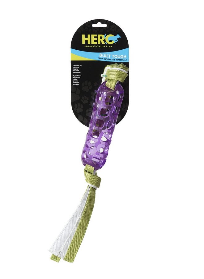 هيرو هراوة مطاطية ناعمة من شركة Caitec Corp (CAIAB) Hero TugTime، لعبة كلب أرجوانية  - Image 2