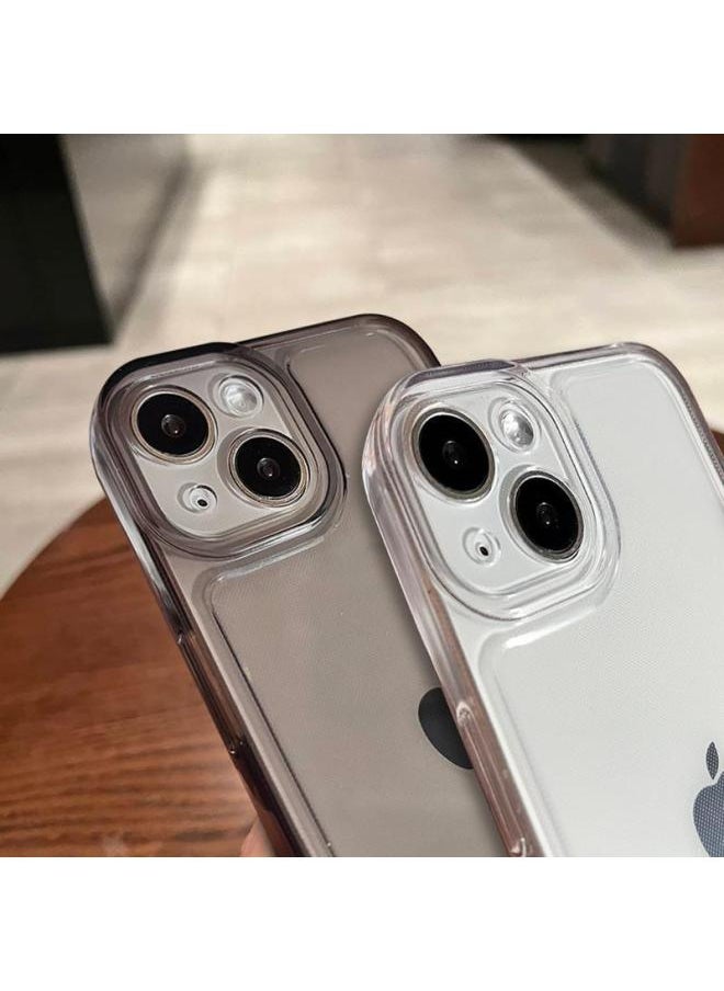 Generic - Space Shell Material Transparent For Apple Mobile Phone Case For Iphone16 Set Simple A Generation Of Hair-Color:Transparent Space Shell (bare Shell Without Packaging)-Applicable Models:For Iphone 14pro - Image 1