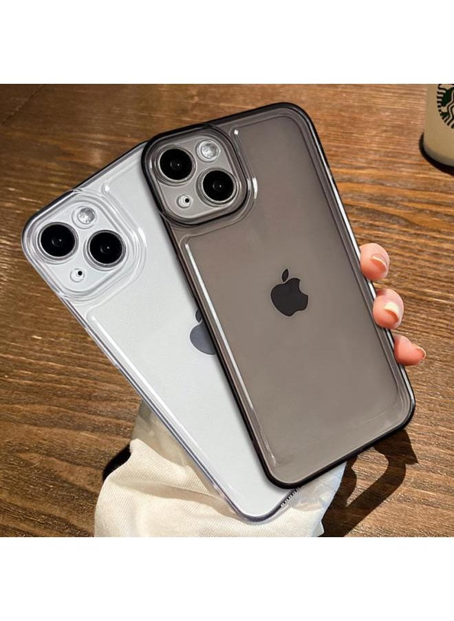 Generic - Space Shell Material Transparent For Apple Mobile Phone Case For Iphone16 Set Simple A Generation Of Hair-Color:Transparent Space Shell (bare Shell Without Packaging)-Applicable Models:For Iphone 14pro - Image 1