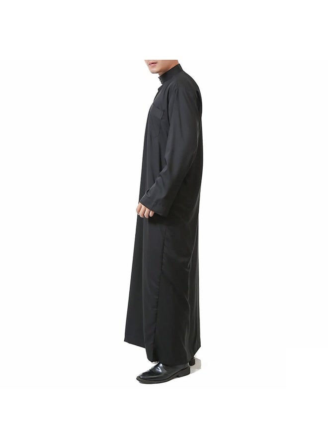 ثوب الرجال السعودي العربي جبة دشداشة بأكمام طويلة ثوب رمضان اللباس الإسلامي في الشرق الأوسط - Image 4