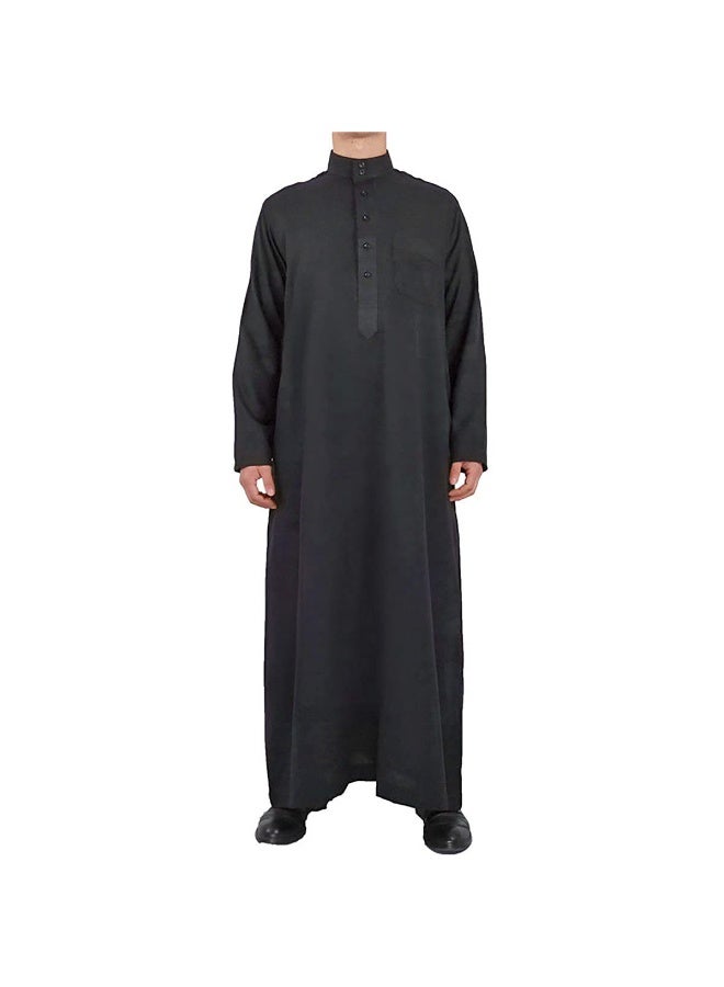 ثوب الرجال السعودي العربي جبة دشداشة بأكمام طويلة ثوب رمضان اللباس الإسلامي في الشرق الأوسط - Image 1