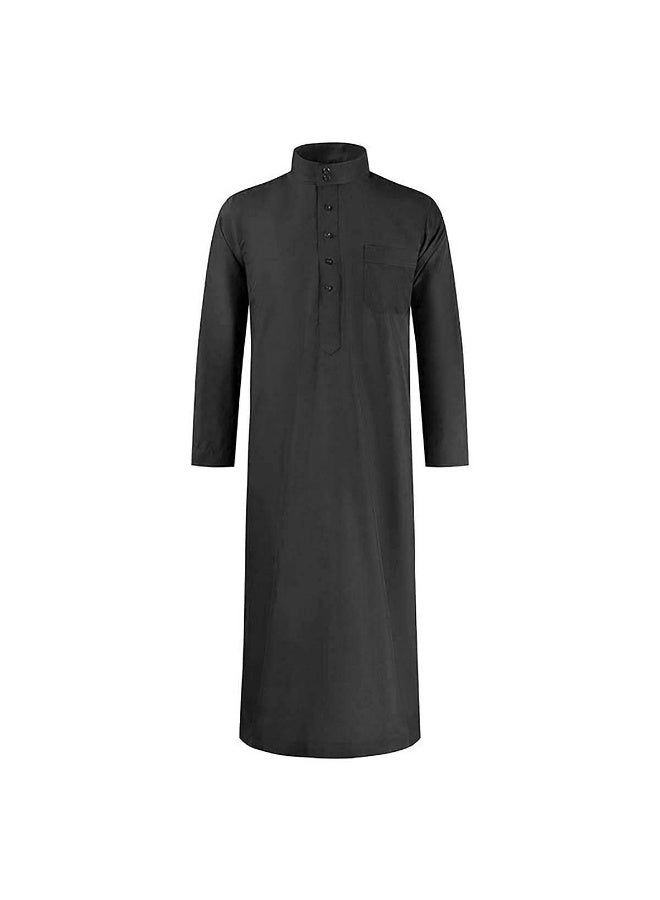 ثوب الرجال السعودي العربي جبة دشداشة بأكمام طويلة ثوب رمضان اللباس الإسلامي في الشرق الأوسط - Image 3