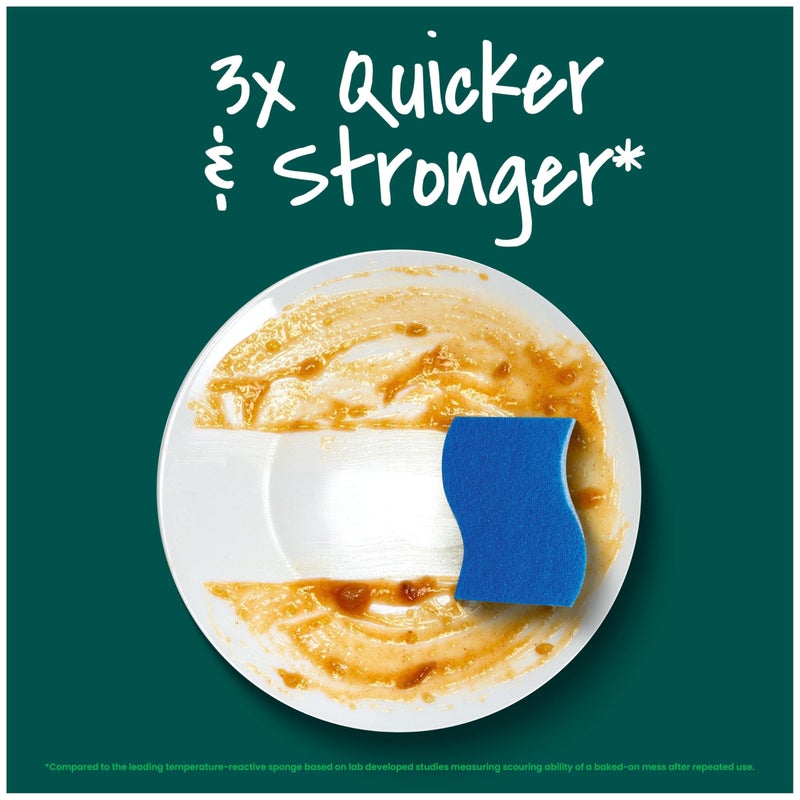 Scotch Brite Scotch-Brite Zero Scratch Scrub Sponge, 36 Kitchen Sponges for Cleaning Around the Home, Bathroom & More, Scratch-free Dish Scrubber, Multi-surface Safe, Best for Nonstick Pots and Pans - Image 4