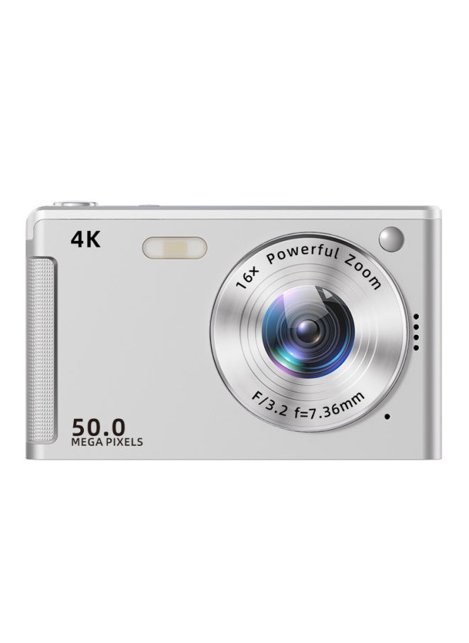 Ccd HD 4K Pixel Digital Camera Student Entry Mini Card Machine Home Shooting Camera-Color:M06 Hd Large Screen-gray  - Image 1