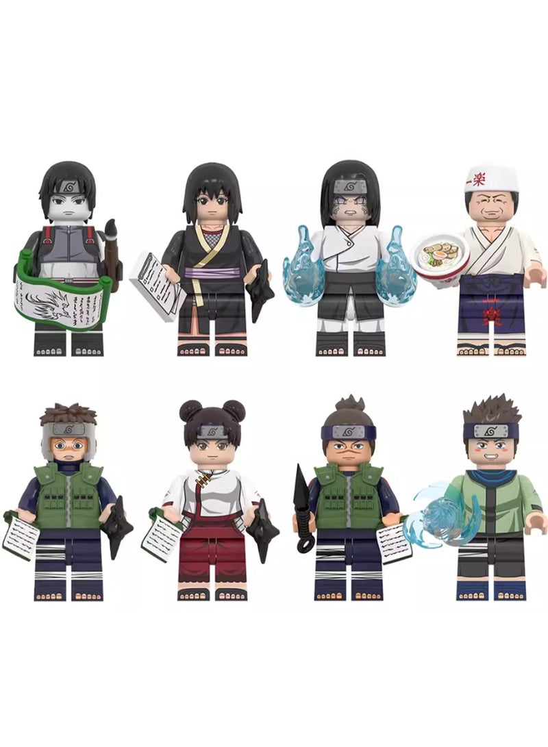 Loquat Children's Small Particles Fire Ninja Assembly Building Blocks Toys (Eight Sets) - Image 1