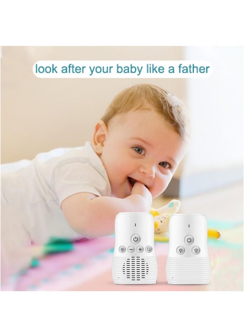 Audio Baby Monitor with Two-Way Intercom, Noise Detection, Night Light & Long Battery Life - Image 4
