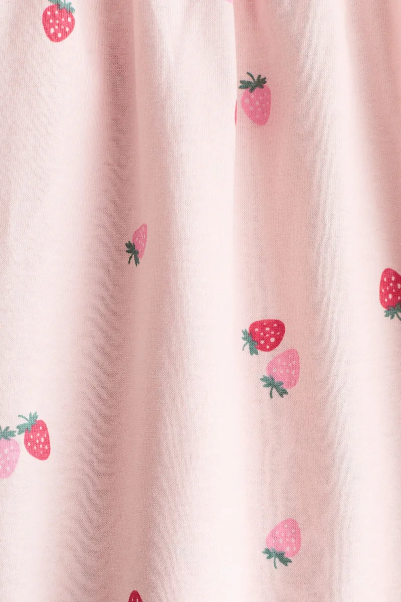 اتش اند ام فستان منقوش من القطن