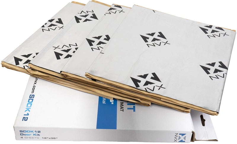 NVX SDDK12 12 Square Feet of Sound Dampening Material 4-Door Kit - Four 12" x 36" Pieces - Image 3