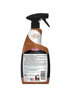 Weiman Leather Cleaner & Conditioner - 12 Fl Oz - Non Toxic Cleans Conditions and Restores Leather Surfaces - UV Protectants Help Prevent Cracking or Fading of Leather Couches Car Seats Shoes Purses  - Image 4