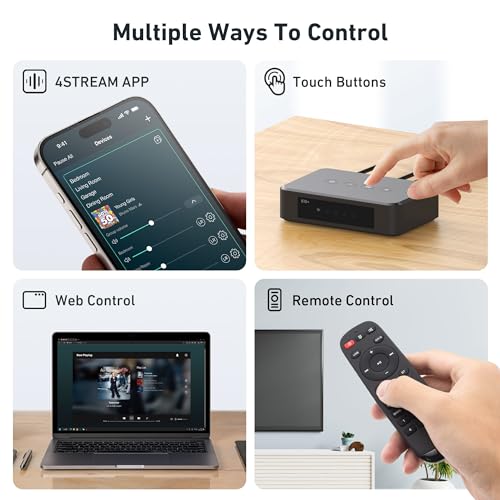 Arylic S10+ AirPlay Audio Receiver, Multiroom Stereo with SPDIF Out, WiFi & Bluetooth Music Streamer, Streams HD Lossless Music from Spotify, Amazon Music,Tidal etc. - Image 5
