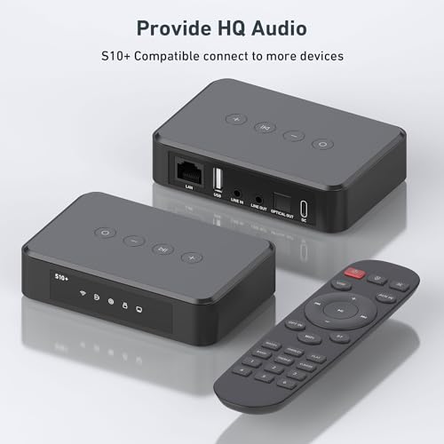 Arylic S10+ AirPlay Audio Receiver, Multiroom Stereo with SPDIF Out, WiFi & Bluetooth Music Streamer, Streams HD Lossless Music from Spotify, Amazon Music,Tidal etc. - Image 2