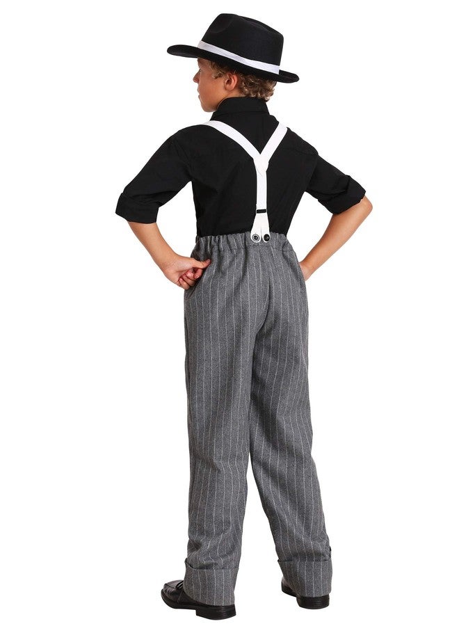 Fun Costumes Kid's Mafia Underboss Costume 1920s Gangster Costume for Boys, Large - Image 4