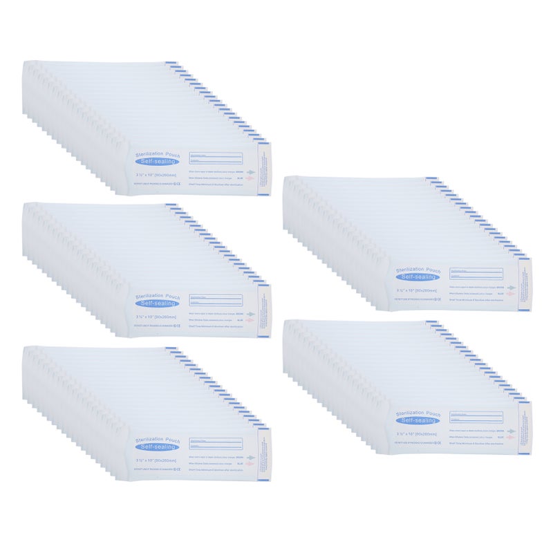 200pcs / box 90 x 260mm Self Sealing Dental Pouch Disposable Dental Tattoo Tool Storage Bag - Image 3