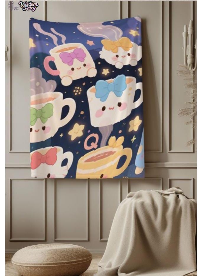 عام Wisdom Fairy (أحدث) بطانية رقيقة من الفانيلا (دافئة ومريحة، ومناسبة للنوم، واستخدام اللعبة، وإزالة الغبار والرمل) 150 سم * 200 سم - 51 - Image 1