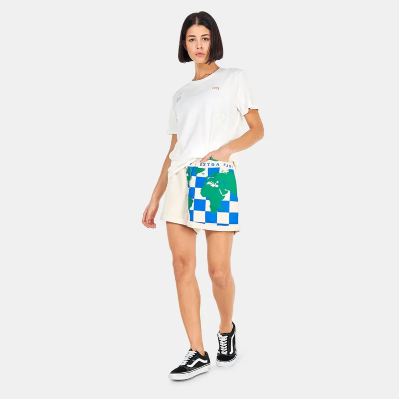 VANS Women's Anaheim Paisley Check T-Shirt