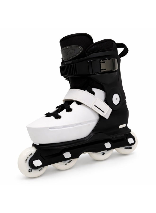 Cougar Aggressive Inline Skates with LED PU Wheels 58mm 88A | ABEC-7 Carbon Steel Bearings | Secure Buckle & Power Strap | Breathable Boot | High-Grip Wheels for Men & Women - Image 1