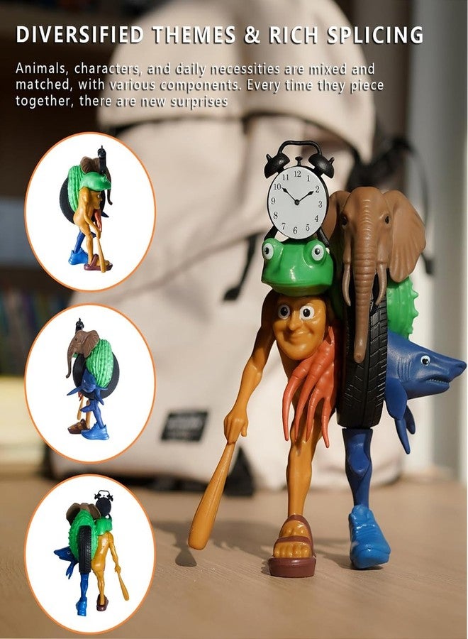 BdelrinQue 18cm Italian Brainrot Toys, Brainrot Toys Combination Ornament, Collectibles Toys, Tung Tung Tung Sahur Toy, Decorative Desktop Figurine for Office or Home, Gift for Mythology Enthusiasts - Image 4