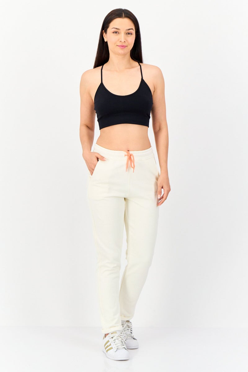 Hurley Women Sportswear Fit Outdoor Jogger Pants, Ivory  - Image 4