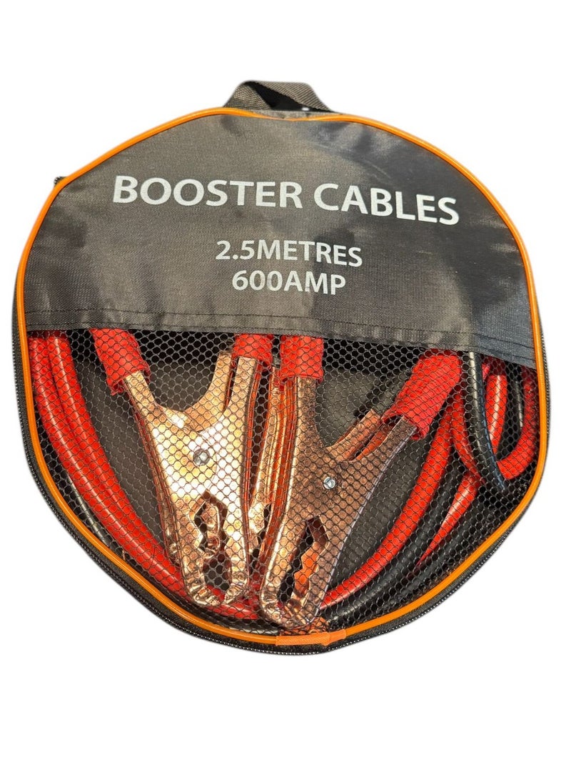 Generic Car Battery Booster Cable 2.5 Meters 600A  - Image 1