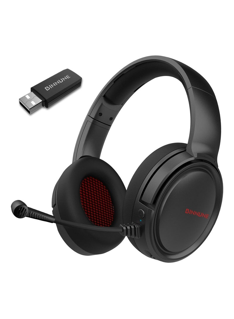 BINNUNE BW02 Bluetooth/2.4G/Wired Gaming Headset with Mic for PS4 PS5 PC Xbox One Switch Xbox Series S|X - Image 1