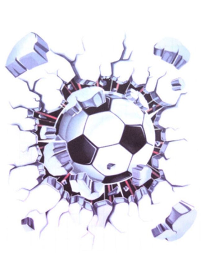 NIBEMINENT 3D Creative Football Prank Tricky Car Window Sticker